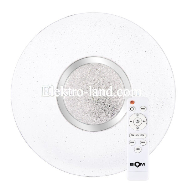 Светильник светодиодный Biom SMART SML-R07-50 3000-6000K 50 Вт с д/у